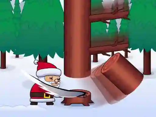 Žaidimas Lumberjack Santa internete