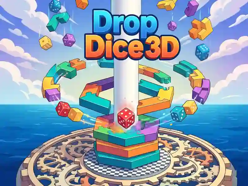 Žaidimas Drop Dice 3D internete