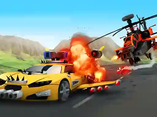 Žaidimas Chaos Road Combat Car Racing internete