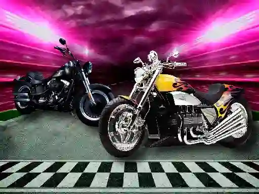 Žaidimas Motorbike Puzzle Challenge internete