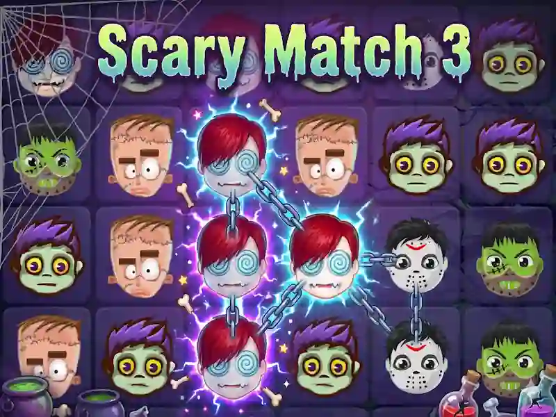 Žaidimas Scary Match 3 internete