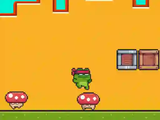 Žaidimas Ninja Frog Adventure internete