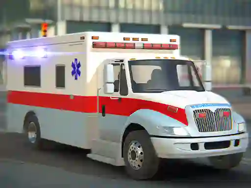 Žaidimas City Ambulance Car Driving internete