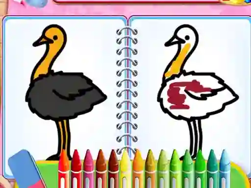 Žaidimas Coloring Birds Game internete