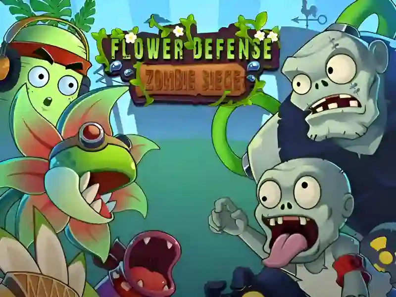 Žaidimas Flower Defense Zombie Siege internete