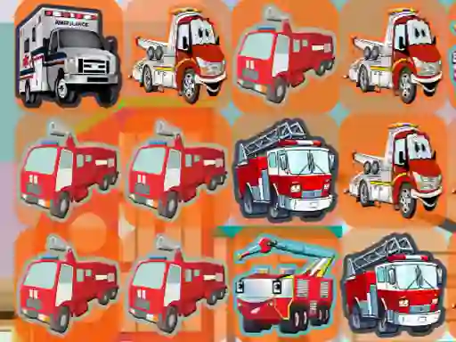 Žaidimas Emergency Trucks Match 3 internete