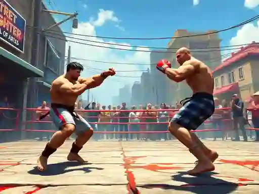 Žaidimas Real Street Fighter 3D internete