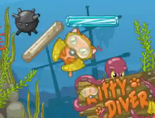 Žaidimas Kitty Diver internete