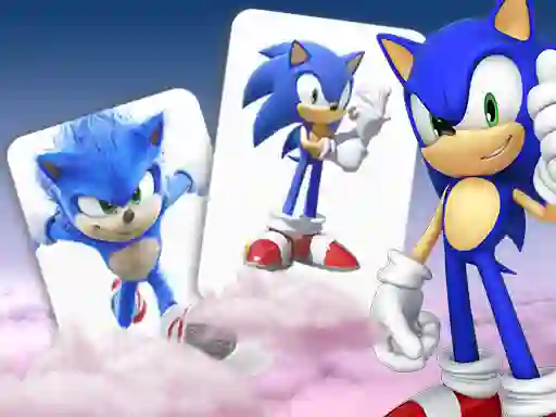 Žaidimas Sonic Memory card Match internete