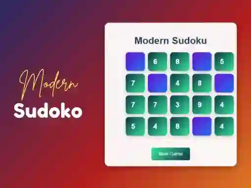 Žaidimas Modern Sudoku internete