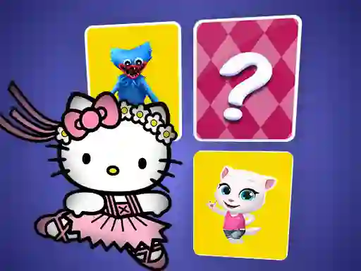 Žaidimas Hello Kitty Memory Card Match internete