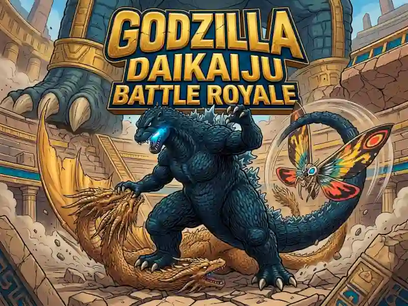 Žaidimas Godzilla Daikaiju Battle Royale internete
