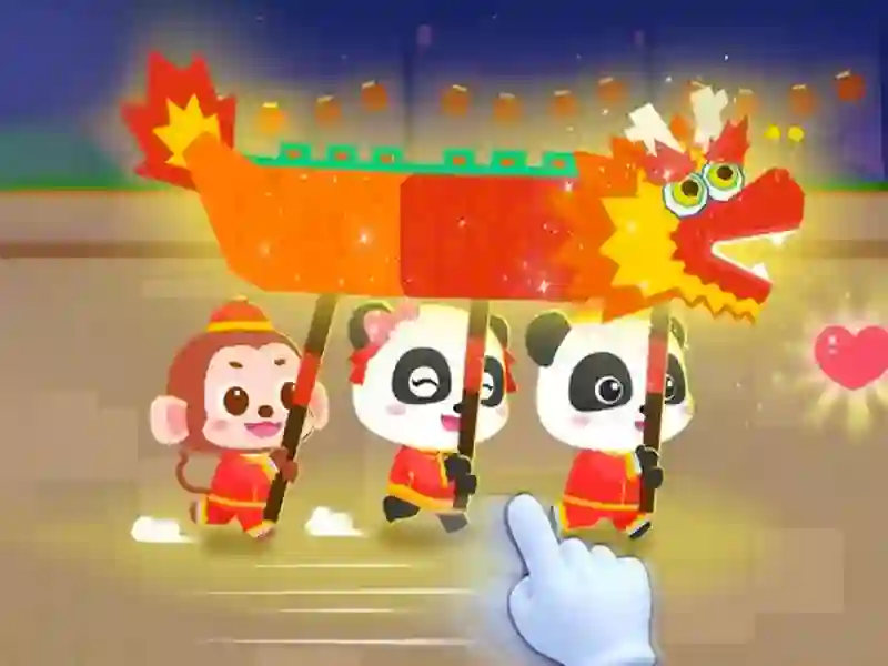 Žaidimas Little Panda Chinese Festival Crafts internete