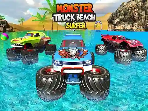 Žaidimas Monster Truck Beach Surfing internete