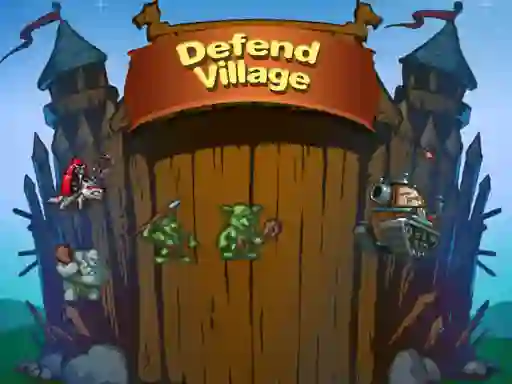 Žaidimas Defend Village internete
