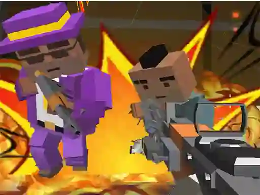 Žaidimas Advanced Blocky Gangster Warfare internete