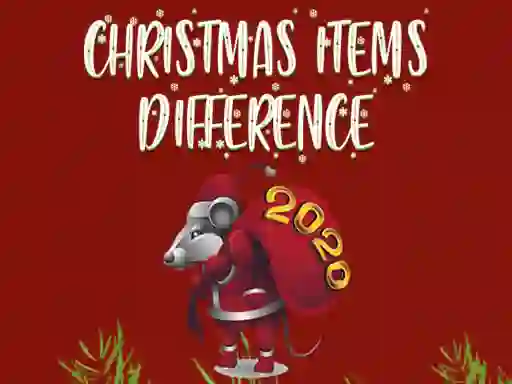 Žaidimas Christmas Items Differences internete