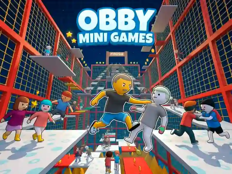 Žaidimas Obby Mini Games internete
