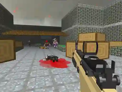 Žaidimas Pixel Apocalypse Shooting Zombie Garden internete