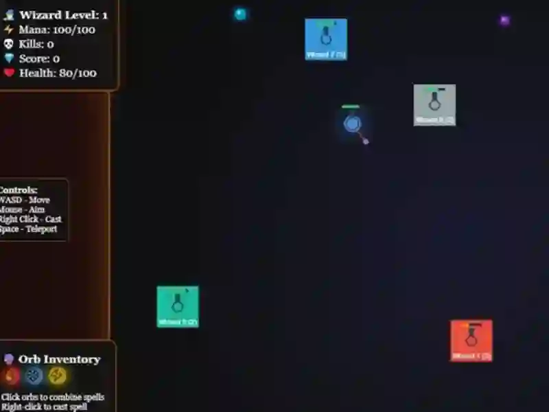 Žaidimas Spell Caster Io internete