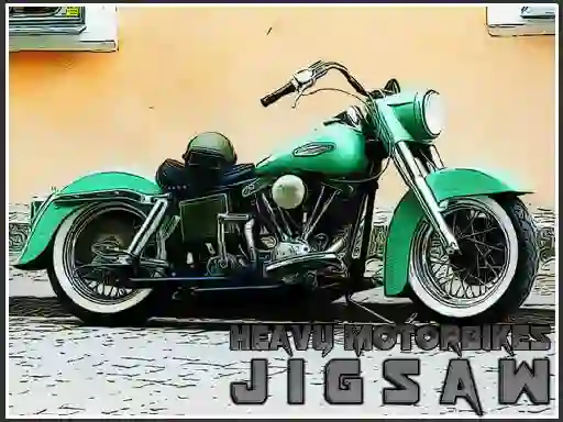 Žaidimas Heavy Motorbikes Jigsaw internete