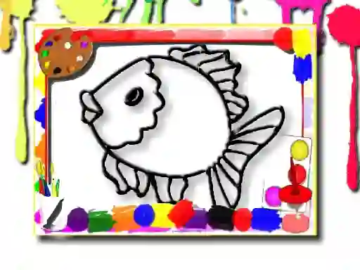 Žaidimas Fish Coloring Book internete