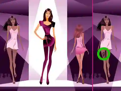 Žaidimas Fashion Models Differences internete