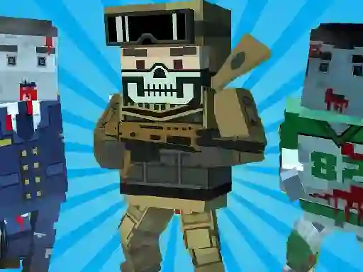 Žaidimas Blocky Shooting Arena 3D Pixel internete