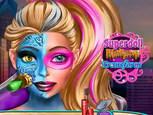Žaidimas Super Doll Makeup Transform internete