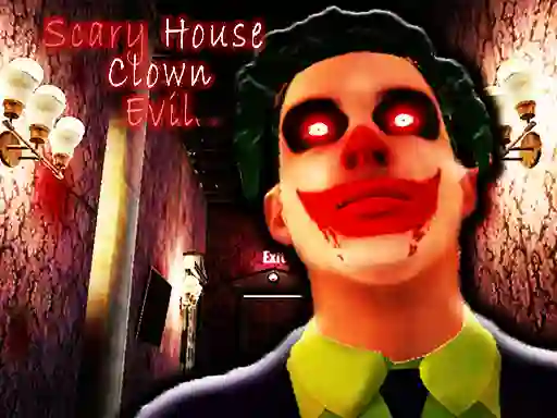 Žaidimas Scary House Clown Evil internete
