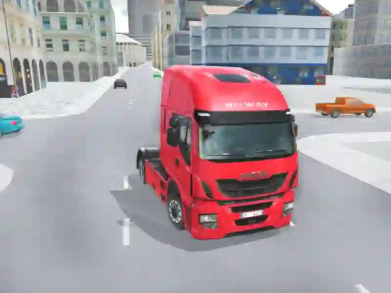 Žaidimas City Driving Truck Simulator 3d internete