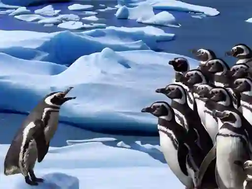 Žaidimas Penguins Slide internete