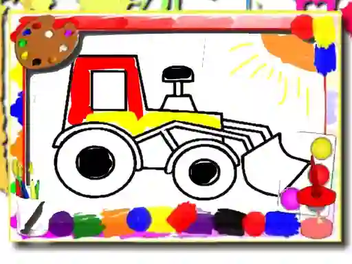 Žaidimas Back to School: Kids Car Coloring internete