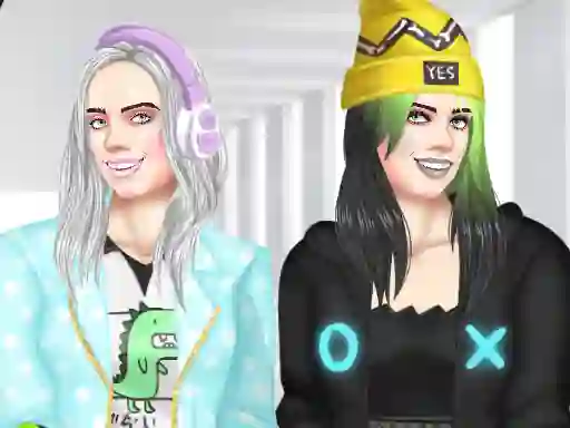 Žaidimas Billie Eilish Makeover internete