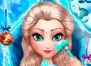 Žaidimas Ice Queen New Year Makeover internete