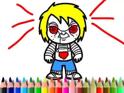 Žaidimas Scary Boy Coloring Book internete