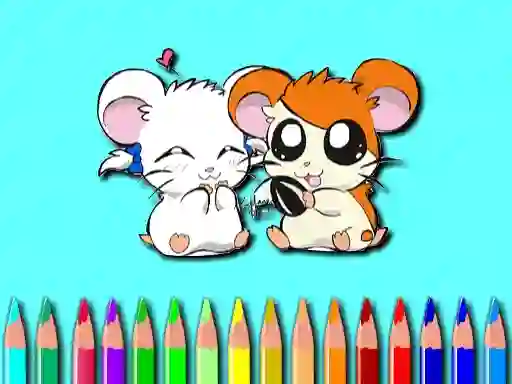 Žaidimas Hamster Coloring Book internete