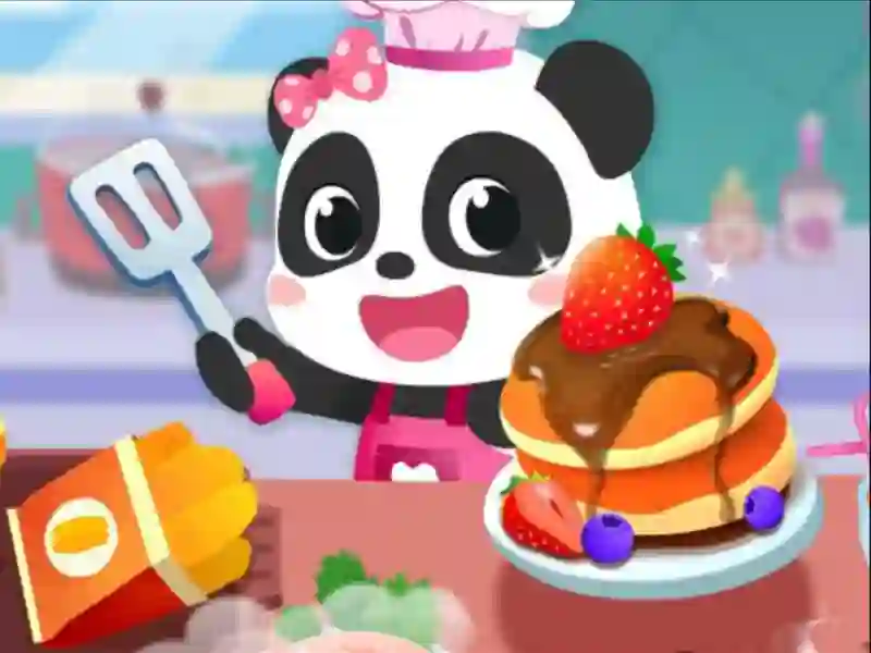 Žaidimas Baby Panda Breakfast Cooking internete