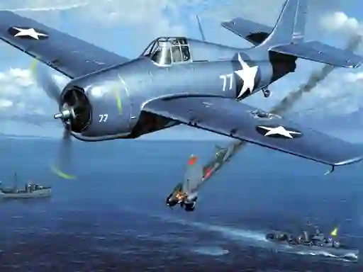 Žaidimas Aviation Art Air Combat Puzzle internete