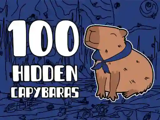 Žaidimas 100 Hidden Capybaras internete