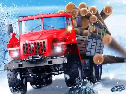 Žaidimas Truck Driver: Snowy Roads internete