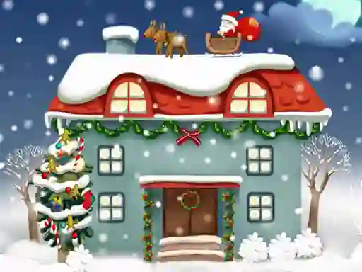 Žaidimas Christmas Rooms Differences internete