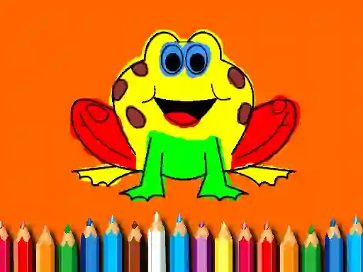 Žaidimas Back To School: Frog Coloring Book internete