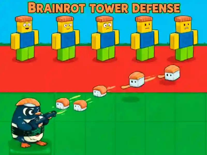 Žaidimas Brainrot Tower Defense internete