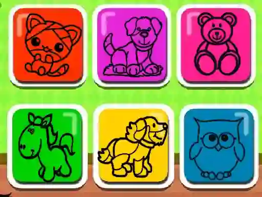 Žaidimas Easy Kids Coloring Game internete