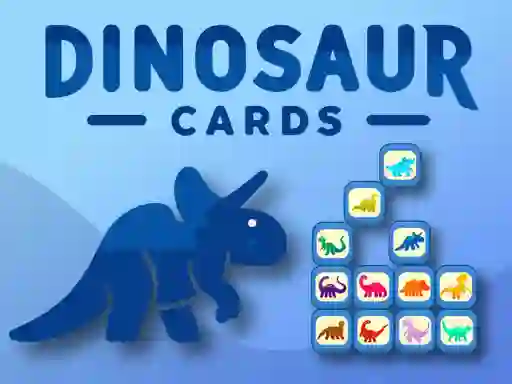 Žaidimas Dinosaur Cards internete