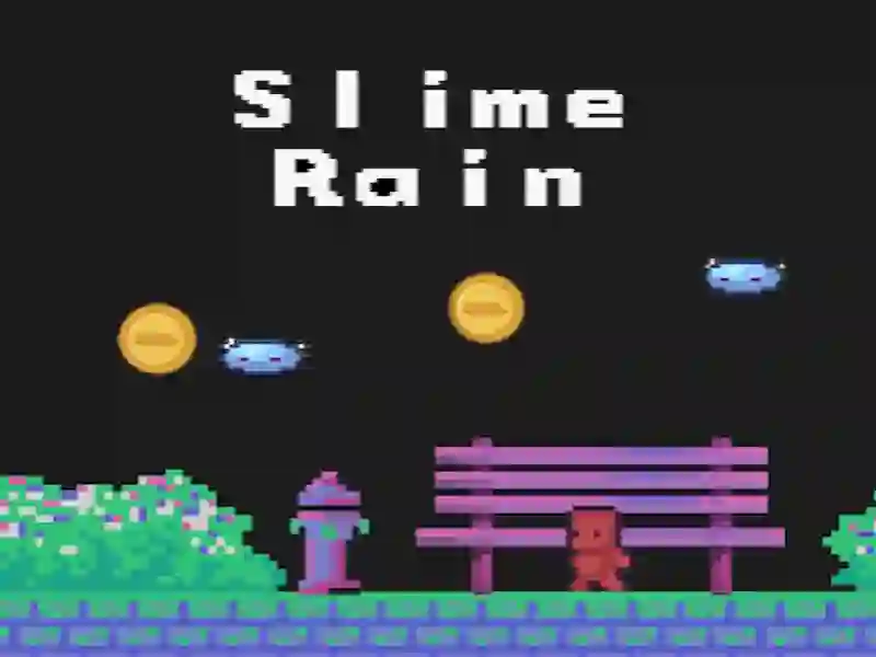Žaidimas Slime Rain internete