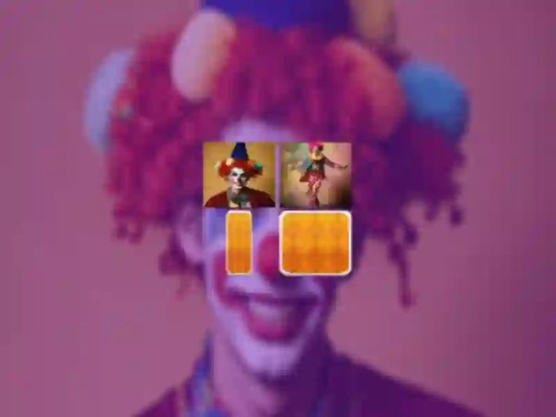 Žaidimas Clown Memory Match internete