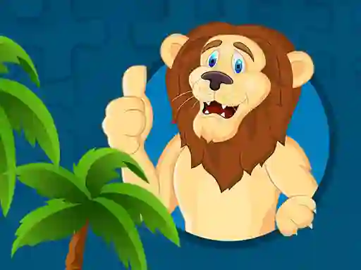 Žaidimas Strong Lions Jigsaw internete