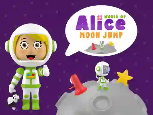 Žaidimas World of Alice Moon Jump internete